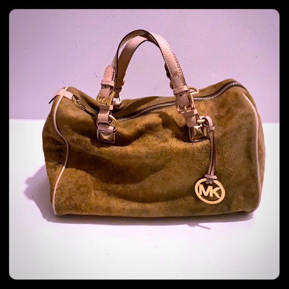 MK rustic brown leather bag in great condition